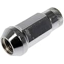 Dorman 713-385 Chrome Open End Knurled Wheel Nuts Compatible with Select Models, 20 Pack