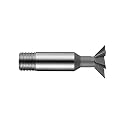 Dormer C8377/8 High Speed Steel Shank Dovetail Cutters, Bright Coating, High Speed Steel, 22.23 mm Head Diameter, 16 mm Flute Length, 28" Cutter Diameter