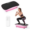 DORTALA Vibration Plate Exercise Machine, Shake Vibrating Fitness Platform with Remote, 10 Speed, LED Display, Full Body Workout Shaker Machine Board for Lymphatic Drainage, Weight Loss