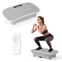 DORTALA Vibration Plate Exercise Machine, Shake Vibrating Fitness Platform with Remote, 10 Speed, LED Display, Full Body Workout Shaker Machine Board for Lymphatic Drainage, Weight Loss