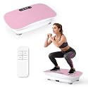 DORTALA Vibration Plate Exercise Machine, Shake Vibrating Fitness Platform with Remote, 10 Speed, LED Display, Full Body Workout Shaker Machine Board for Lymphatic Drainage, Weight Loss