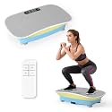 DORTALA Vibration Plate Exercise Machine, Shake Vibrating Fitness Platform with Remote, 10 Speed, LED Display, Full Body Workout Shaker Machine Board for Lymphatic Drainage, Weight Loss