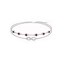 Dorunmo Anklet Bracelets For Women 925 Sterling Silver Birthstone/Infinity/Butterfly/Evil Eye/Turtle/Pineapple/Starfish/Heart Anklets Bracelets Jewelry Gifts for Women