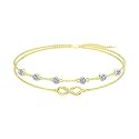 Dorunmo Anklet Bracelets For Women 925 Sterling Silver Birthstone/Infinity/Butterfly/Evil Eye/Turtle/Pineapple/Starfish/Heart Anklets Bracelets Jewelry Gifts for Women