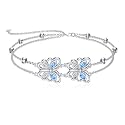Dorunmo Anklet Bracelets For Women 925 Sterling Silver Birthstone/Infinity/Butterfly/Evil Eye/Turtle/Pineapple/Starfish/Heart Anklets Bracelets Jewelry Gifts for Women