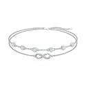 Dorunmo Anklet Bracelets For Women 925 Sterling Silver Birthstone/Infinity/Butterfly/Evil Eye/Turtle/Pineapple/Starfish/Heart Anklets Bracelets Jewelry Gifts for Women