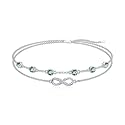 Dorunmo Anklet Bracelets For Women 925 Sterling Silver Birthstone/Infinity/Butterfly/Evil Eye/Turtle/Pineapple/Starfish/Heart Anklets Bracelets Jewelry Gifts for Women