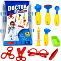 Dorzom Premium 2-in-1 Doctor Set Trolley for Kids - Medical Kit Toy Suitcase