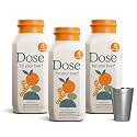 Dose for Your Liver Cleanse Detox & Repair, 16oz Bottle, 3 Pack | Organic Milk Thistle Liver Supplement with Turmeric, Dandelion, Ginger, Orange, Supports Healthy Liver Function