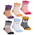 DoSmart Children's Winter Warm Wool Solid Color Socks Kids Boy Girls Hiking Thermal Boot Crew Socks 6 Pairs