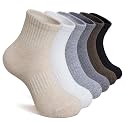 DoSmart Kids Ankle Athletic Socks Boys Girls Youth Teen Quarter Cotton Sports Running Mini Crew Sock 6 Pairs