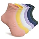 DoSmart Kids Ankle Athletic Socks Boys Girls Youth Teen Quarter Cotton Sports Running Mini Crew Sock 6 Pairs