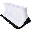 DoSmart Kids Athletic Crew Socks Boys Girls Classics Cotton School Uniform Childs Sports Breathable Casual Socks 10 Pairs