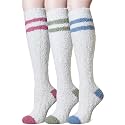 DoSmart Women Fuzzy Socks 3 Pairs Knee High Fluffy Soft Warm Stocking Cozy Slipper Plush Winter Long Socks