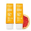 Dot &amp; Key Vitamin C + E Super Bright Sunscreen In-Vivo Tested SPF 50+ PA++++ With New-Age UV Filters, Water-Light Fluid, Boosts Glow, Reduces Dullness &amp; Dark Spots, Checks Tanning, No White Cast | Combo (Pack of 2, 80