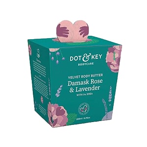 dot amp key velvet rose body butter damask rose amp lavender with 5 shea butter deep moisturizer for dry skin 200 ml
