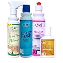 DOT Bathroom DESCALER 400ml, Tiles Cleaner | TAP, SHOWER, MIRROR, KITCHEN SURFACE, SS SINK CLEANER 250ml | DOT CABS 50ml - Super Saver Pack