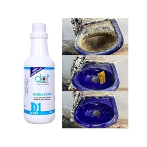 dot bathroom cleaner limescale remover 5 litres - zero smell fumes - india39s 1st real foaming formulation - less liquid more coverage - removes heavy salt stains
