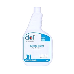 dot bathroom descaler limescale remover 750ml zero smell no fumes - india39s 1st real foaming formulation - less liquid more coverage - removes heavy salt stains