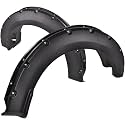 DOTCOM Fender Flares,Compatible with 2015-2017 Ford F150 Styleside with 67.0"/78.8"/97.4" Length Bed (Not Fit for 68T Technology Pack or Lane Change Sensor),Pocket Rivet Textured Wheel Cover 4pcs
