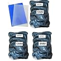 Dotpot Combo Pack for A/4 Spiral Binding Sheet 2 Packet with Spiral Binding Black Ring 3 Packet(Ring Size 8mm, 10mm,12mm)-2Kg