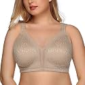 DotVol Women's Full Figure Minimizer Bras Wirefree Unpadded Plus Size Bra
