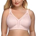 DotVol Women's Full Figure Minimizer Bras Wirefree Unpadded Plus Size Bra