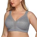 DotVol Women's Full Figure Minimizer Bras Wirefree Unpadded Plus Size Bra