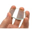 Double Convex Lens, 100mm Focal Length, 2" (50mm) Diameter - Spherical, Optically Worked Glass Lens - Ground Edges, Polished - Great for Physics Classrooms - Eisco Labs