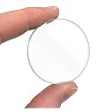 Double Convex Lens, 50mm Focal Length, 1.5" (38mm) Diameter - Spherical, Optically Worked Glass Lens - Ground Edges, Polished - Great for Physics Classrooms - Eisco Labs