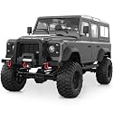 DOUBLE E 1/8 Land Rover Defender D110 RC Crawler Truck, 4x4 Offroad Hobby Grade with 550 Motor, for Adults E101