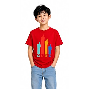 Double F Boys Half Sleeve Cotton Regular