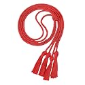 Double Graduation Honor Cords, 68" Long,Red