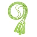 Double Graduation Honor Cords, 68" Long,Emerald Green