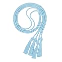Double Graduation Honor Cords, 68" Long,Sky Blue