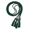 Double Graduation Honor Cords, 68" Long,Forest Green