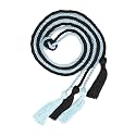 Double Graduation Honor Cords - Black and Sky Blue,68" Long