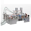 Double Heads Filling Machine, Bottle Filler Horizontal,Stainless Steel Liquid Dispenser,Piston Filler for Various Fluidity Low Viscosity Liquids(10-100Ml)