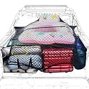 Double-Layer Truck Bed Organizer Net Elastic Cargo Mesh for Pickup Bed