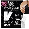 Double Sided Body Tape for Clothes and Dress - Transparent Fabric Tape for Fashion with Long Strips and Fan-Shaped Strips