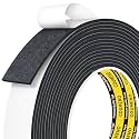 Heavy Duty Double Sided Tape, Black Foam Tape,1 in X 16.4 ft