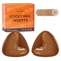 Double-Sided Sticky Bra Pads Inserts Ultra Instant Volume Push up Stick on Bra for Women Swimsuit Bikini Dresses