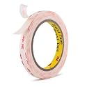 3M Double Sided Tape, 1/2” x 10.8Ft, 4950, White