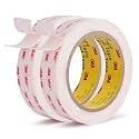 3M Double Sided Tape, 1” x 10.8Ft, 4950, White, 2 Pack