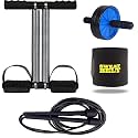 Double Spring Tummy Trimmer Sweat BeltAB Wheel