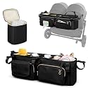 Double Stroller Organizer,Double Parent Stroller Caddy Organizer