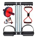 Double Tummy Trimmer amp Ab Wheel Roller