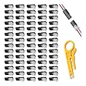 Double Wire Plug in Connector, 70 Pcs, 2 Pin