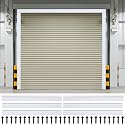 DoubleFill 10 x 10 ft Garage Door Brush Seal Kit, White