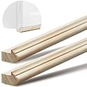 DoubleFill Cabinet Light Rail Molding 2 Pack 47", Poplar